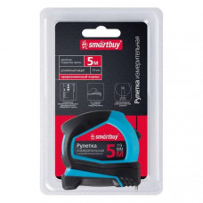 Рулетка измерительная Smartbuy Tools 5мх19мм, прорезиненный корпус,противоуд., усиленный зацеп.