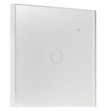 Выключатель умный Smartbuy сенсорный с Wi-Fi, Яндекс Алисой одноклавишный, белый. Максимальная нагрузка: 2200Вт, номинальный ток 10A, частота тока 50 Гц, номинальное напряжение 250 В. Таймер, управление с телефона, интервалы включения и отключения.