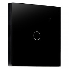Выключатель умный Smartbuy сенсорный с Wi-Fi, Яндекс Алисой одноклавишный, черный. Максимальная нагрузка: 2200Вт, номинальный ток 10A, частота тока 50 Гц, номинальное напряжение 250 В. Таймер, управление с телефона, интервалы включения и отключения.