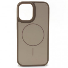 Чехол MagSafe iP 17 Soft Touch, цвет Light Brown