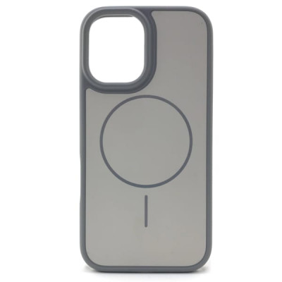 Чехол MagSafe iP 17 Soft Touch, цвет Light Gray