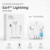 Наушники вкладыши IP EarP Lightning Pro Max, White
