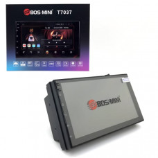 Автомагнитола 2DIN BOS-MINI T7037 Android 4G+64GB 7 QLED/2USB/BT/FM/WiFi. Android 13. GPS+Glonass. CarPlay.