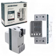 Реле контроля напряжения AKKOSTAR AC 140-210V/230-300V 50/60Hz 1-40A