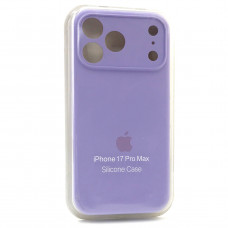 Чехол iP 17 Pro Max Silicone Case с закрытой камерой (Viola)