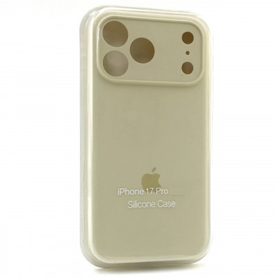 Чехол iP 17 Pro Silicone Case с закрытой камерой (Mellow Yellow)