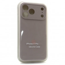 Чехол iP 17 Pro Silicone Case с закрытой камерой (Stone)