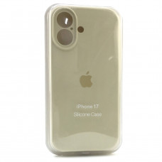 Чехол iP 17 Silicone Case с закрытой камерой (Mellow Yellow)