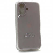Чехол iP 17 Silicone Case с закрытой камерой (Stone)