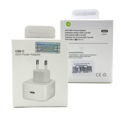 СЗУ-USB-C Ip 40W=30W White