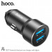 АЗУ 2USB HOCO DZ17 Black с подсветкой. USB-A+USB-A 2.4A Max. Выход 2.4A DC12-24V. Алюминиевый корпус.