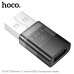 OTG переходник USB(папа)-Type-C(мама) HOCO UA36C Black