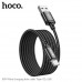Кабель Type-C HOCO X89 2м, 2.4A, нейлон, Black