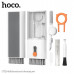 Набор для чистки электронной техники Hoco UT2 10в1 White. Набор: телескопическая щетка+ салфетка из волокнистого материала+ двусторонний чистящий стержень+ ручка для чистки 3в1+ игла для извлечения карт+ съемник клавиш+ флакон чистящего средства (пустой ф
