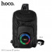 Портативная колонка-рюкзак Hoco HC42 Black. Объем рюкзака: 6 л; размер: 200х100х300 мм; вес: 655 г. Емкость аккумулятора: 2500 мАч; время зарядки: 2,5 часа. Время работы: 3 часа. Динамик: 52 мм; мощность: 8 Вт. Поддерживает такие режимы, как Bluetooth, FM