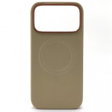 Чехол MagSafe iP 17 Pro Max силиконовый, цвет Light Brown