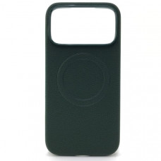 Чехол MagSafe iP 17 Pro силиконовый, цвет Dark Green