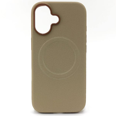 Чехол MagSafe iP 17 силиконовый, цвет Light Brown