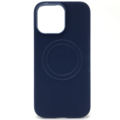 Чехол MagSafe iP 16 Pro Max силиконовый, цвет Dark Blue