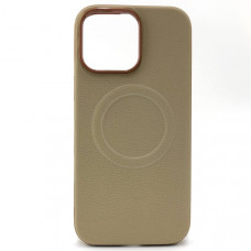 Чехол MagSafe iP 16 Pro Max силиконовый, цвет Light Brown