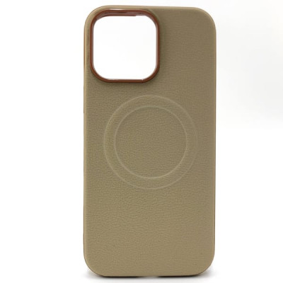 Чехол MagSafe iP 16 Pro Max силиконовый, цвет Light Brown