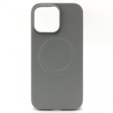 Чехол MagSafe iP 16 Pro Max силиконовый, цвет Light Gray