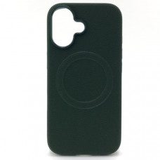Чехол MagSafe iP 16 силиконовый, цвет Dark Green