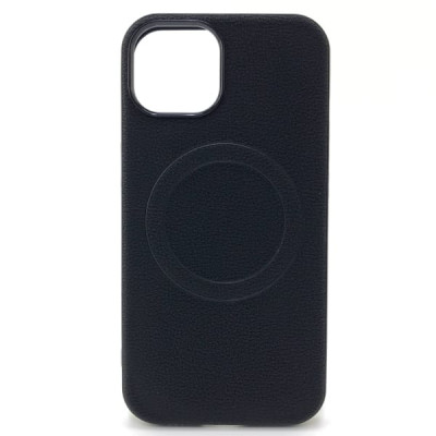 Чехол MagSafe iP 15 силиконовый, цвет Black