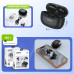 Гарнитура вакуумная Bluetooth FaizFull LATE AIR X (ANC/ENC) Black. Голосовой переводчик (134языка). Емкость аккумулятора наушников 35 мАч, акб кейса 320 мАч. Время разговора/прослушивания 8ч, время зарядки 1ч. С активным шумоподавлением ANC, и голосовым ш