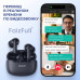 Гарнитура вакуумная Bluetooth FaizFull LATE AIR X (ANC/ENC) Black. Голосовой переводчик (134языка). Емкость аккумулятора наушников 35 мАч, акб кейса 320 мАч. Время разговора/прослушивания 8ч, время зарядки 1ч. С активным шумоподавлением ANC, и голосовым ш