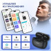 Гарнитура вакуумная Bluetooth FaizFull LATE AIR X (ANC/ENC) Black. Голосовой переводчик (134языка). Емкость аккумулятора наушников 35 мАч, акб кейса 320 мАч. Время разговора/прослушивания 8ч, время зарядки 1ч. С активным шумоподавлением ANC, и голосовым ш