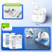 Гарнитура вкладыши Bluetooth FaizFull FAIZ 164 White. Емкость акб наушников 30мАч. Емкость акб кейса 200мАч. Время зарядки: 1ч. Время разговора/ воспроизведения аудио 6 часов. В режиме ожидания 240ч.