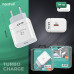 СЗУ-USB-C FaizFull FC216 PD25W, быстрая зарядка, GaN, White