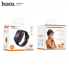 Часы-телефон для детей HOCO Y105A Black (на русском). Основной экран: 1,44 дюйма; Разрешение: 128х128. Емкость аккумулятора: 400 мАч; Время работы от батареи: 1-2 дня. Поддержка карт Micro SIM; Поддерживаемые сети: GSM. Поддержка множества функций, таких 