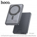 Внешний аккумулятор-кардхолдер-держатель для телефона 5000 mAh HOCO Q46 Silver grey с Magsafe. Емкость: 5000 мАч 19,25 Втч. Номинальная емкость: 2600 мАч. Вход: USB-C: 18 Вт. Выход: USB-C: 20 Вт (PD/QC/FCC/AFC); Выход беспроводной зарядки: 5 Вт/7,5 Вт/10 