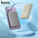 Внешний аккумулятор 10000 mAh HOCO Q26A PD20W Titanium gold с MagSafe 7.5W. Емкость: 10000 мАч 38,7 Втч Номинальная емкость: 6000 мАч. Вход: Type-C: 18 Вт. Выход: Type-C: 20 Вт, выход беспроводной зарядки: 5 Вт/7,5 Вт/10 Вт/15 Вт (MagSafe 7,5 Вт), общий в
