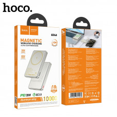 Внешний аккумулятор 10000 mAh HOCO Q26A PD20W Titanium gold с MagSafe 7.5W. Емкость: 10000 мАч 38,7 Втч Номинальная емкость: 6000 мАч. Вход: Type-C: 18 Вт. Выход: Type-C: 20 Вт, выход беспроводной зарядки: 5 Вт/7,5 Вт/10 Вт/15 Вт (MagSafe 7,5 Вт), общий в