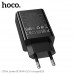 СЗУ-USB-USB-C HOCO CS95A PD30W+QC3.0 18W, Black. ВыходUSB-C: 30 Вт; USB-A: 18 Вт; USB-C+USB-A: 5 В/3 А