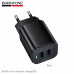 СЗУ-2USB Lightning BOROFONE BAS81A 1м, 2.1A, 10.5W, Black. Выход: USB-A: 5V/2.1A.
