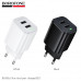СЗУ-2USB Lightning BOROFONE BAS81A 1м, 2.1A, 10.5W, Black. Выход: USB-A: 5V/2.1A.
