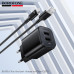 СЗУ-2USB Type-C BOROFONE BAS81A 1м, 2.1A, 10.5W, Black (20/120)