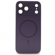 Чехол MagSafe IP 17 Pro Max Matte Glass (с защитой камеры), цвет Purple