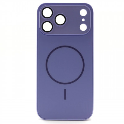 Чехол MagSafe IP 17 Pro Matte Glass (с защитой камеры), цвет Lilac