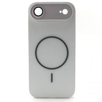 Чехол MagSafe IP 17 Air Matte Glass (с защитой камеры), цвет White