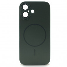 Чехол MagSafe IP 17 Matte Glass (с защитой камеры), цвет Dark Green