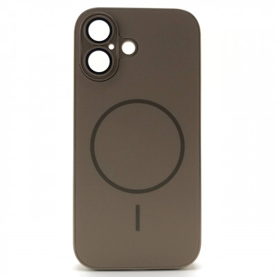 Чехол MagSafe IP 17 Matte Glass (с защитой камеры), цвет Bronze