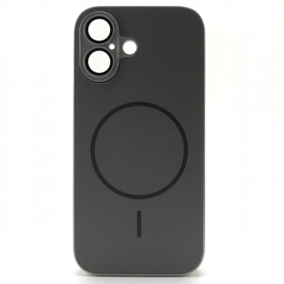 Чехол MagSafe IP 17 Matte Glass (с защитой камеры), цвет Gray