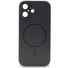 Чехол MagSafe IP 17 Matte Glass (с защитой камеры), цвет Black