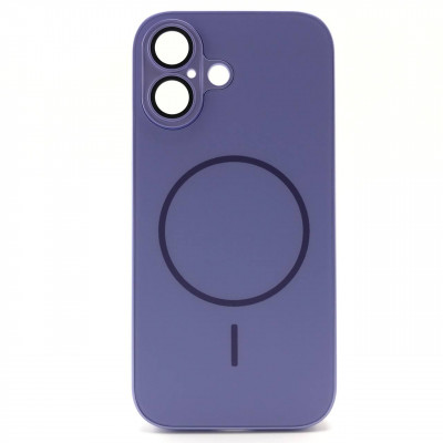 Чехол MagSafe IP 16 Matte Glass (с защитой камеры), цвет Lilac