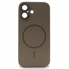Чехол MagSafe IP 16 Matte Glass (с защитой камеры), цвет Bronze